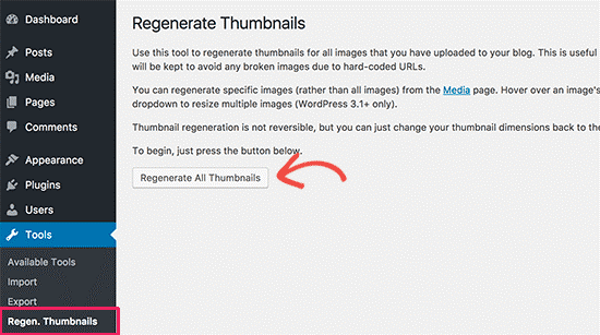 How To Regenerate Thumbnails In WordPress?